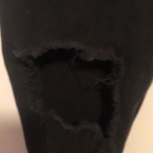 Divided H&M Skinny Distressed Black Jeans - Picture 3 of 6